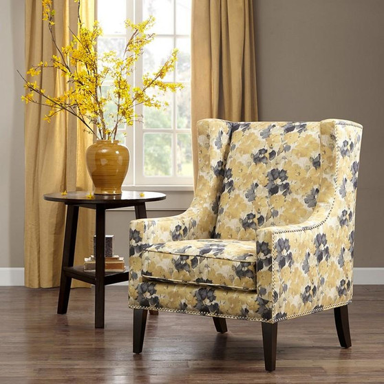 Barton Wing Chair - Yellow FPF18-0418