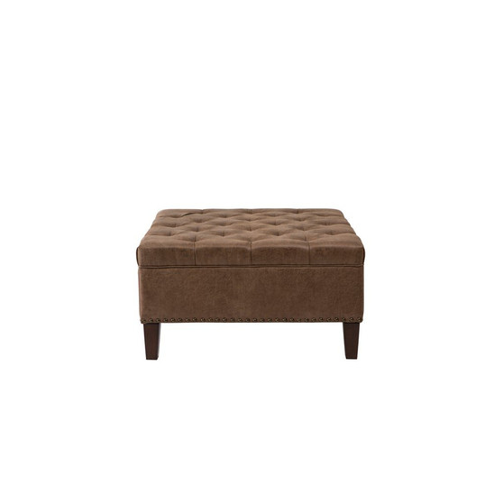 Tufted Square Cocktail Ottoman - Brown FPF18-0200