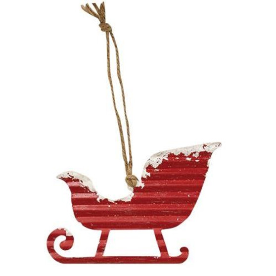 Sadie'S Sled Ornament GXMJ6419 By CWI Gifts