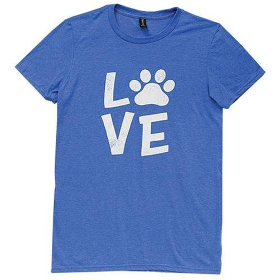 Paw Print Love T-Shirt Xl