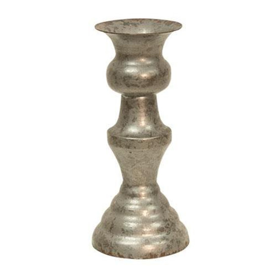 Alette Candle Holder 5.5" Pewter Look