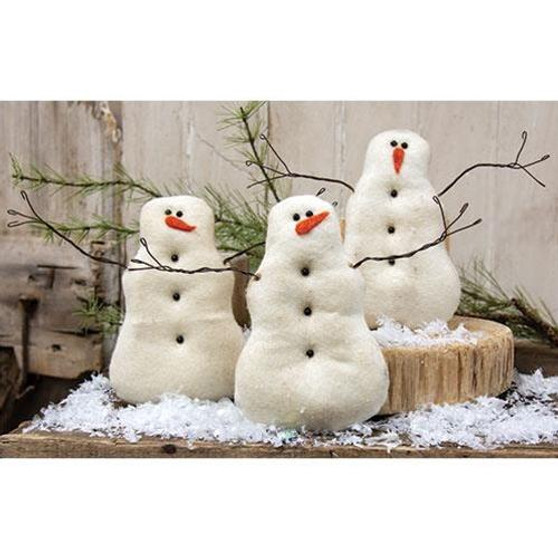 3/Set Little Snowmen