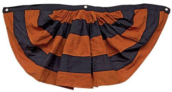 Orange And Black Bunting 37"