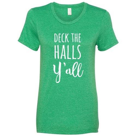 Deck The Halls Y'All T-Shirt Medium