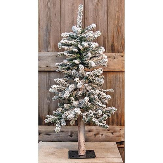 Heavy Flocked Alpine Tree 3Ft F2040 By CWI Gifts