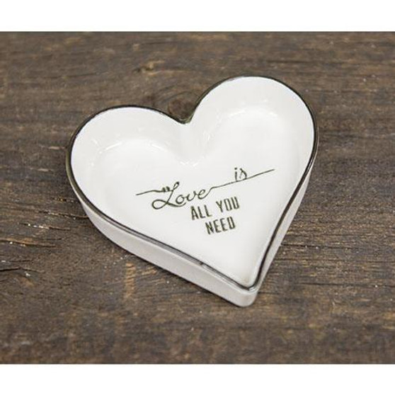 *Love Is All You Need Trinket Tray GCH65034 By CWI Gifts