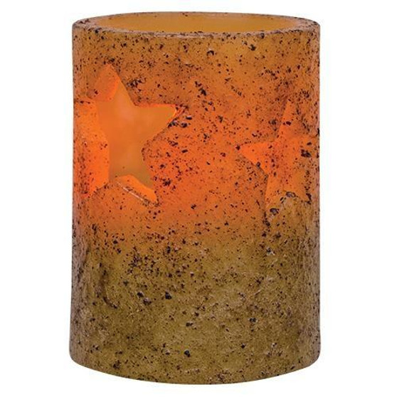 Cutout Star Timer Pillar 4"