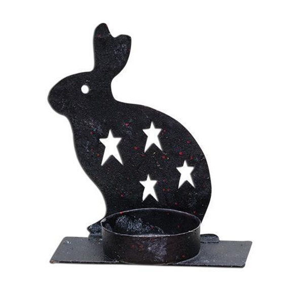 Rabbit Tealight Holder G46336 By CWI Gifts