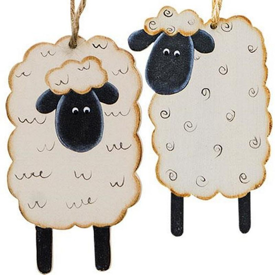 Sheep Ornament - (4 Set) (5 Pack)