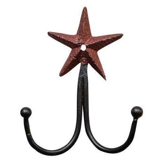 Star Double Hook G11438 By CWI Gifts