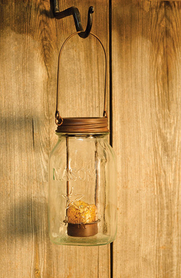 Jar Lid Tealight Holder - Rust - 6.50" (5 Pack)