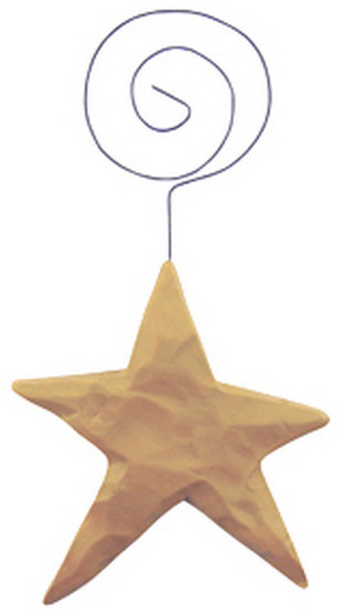 Antique Gold Star Ornament (5 Pack)
