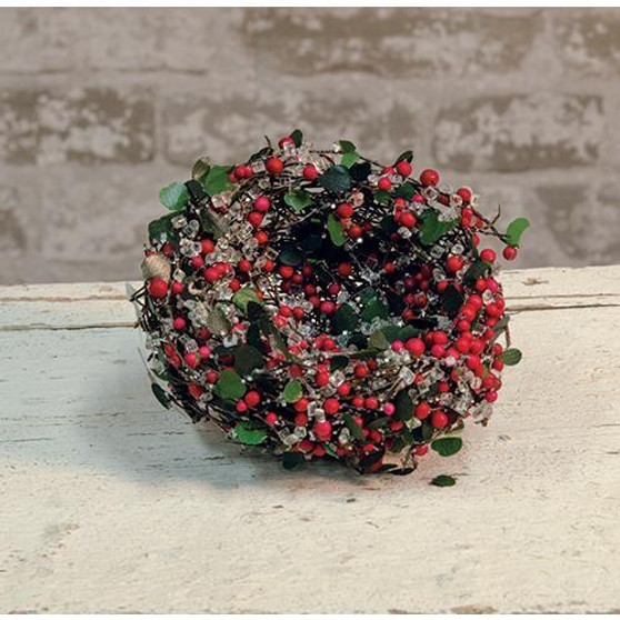 Berry Ice Bird Nest 4" FXBR36123 By CWI Gifts