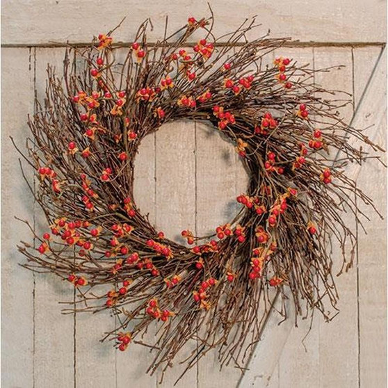 Country Bittersweet Wreath 22" FISB64250 By CWI Gifts