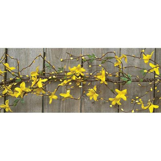 Star Forsythia Garland FISB12211 By CWI Gifts