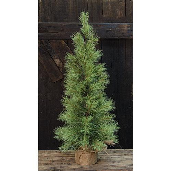 Slim Long Needle Pine Tree 3 Ft FXP30163 By CWI Gifts