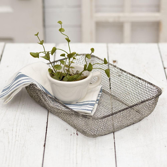 Woven Wire Table Basket (Pack Of 2)