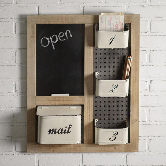 Mail Organizer & Chalkboard