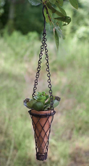 Small Hanging Terra Cotta Pot (Pack Of 2)