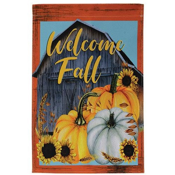 *Welcome Fall Garden Flag G1511 By CWI Gifts