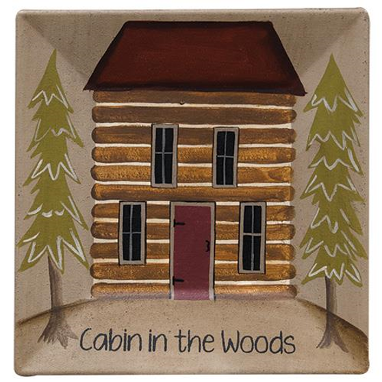 *Cabin In The Woods Plate G33163 By CWI Gifts
