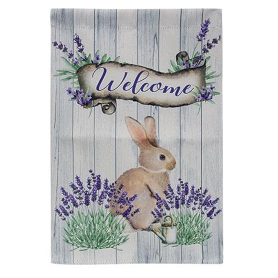 Welcome Baby Rabbit Garden Flag G1322