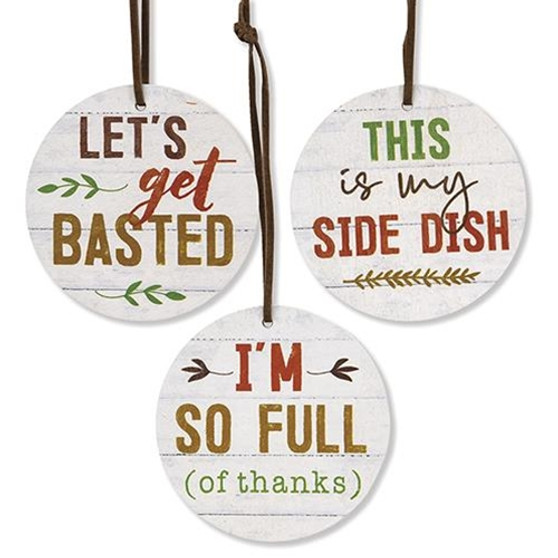 *3/Set Let'S Get Basted Wine Tags G34999 By CWI Gifts