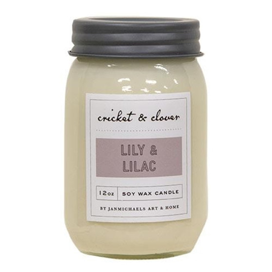 Lily & Lilac Jar Candle 12Oz GMASLAL
