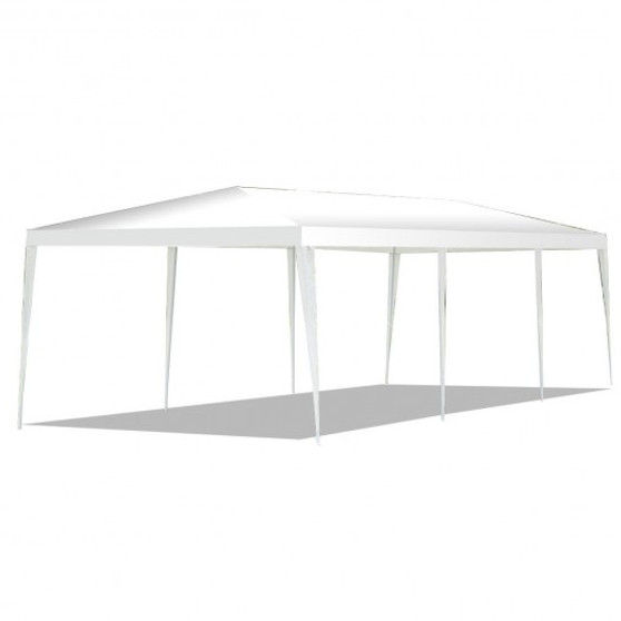 White 10' X 30' Outdoor Canopy Tent With Side Walls (Op3936Wh)