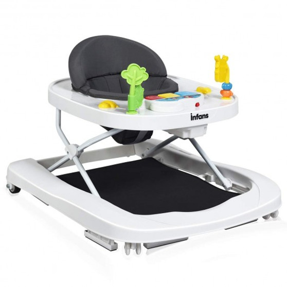 Gray 3 In 1 Foldable Baby Walker- (Bb5555Gr)