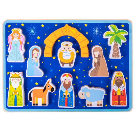 Piece On Earth Nativity Children'S Puzzle TREL-007