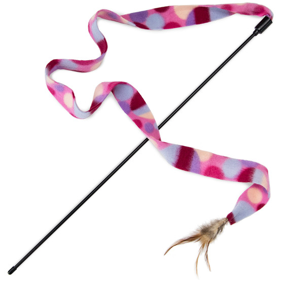 Interactive Teaser Wand Cat Toy With Feather ACTY-101