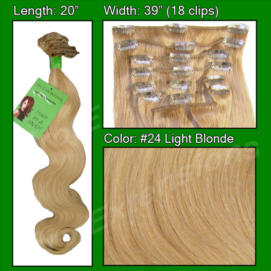 #24 Light Blonde - 20 Inch Body Wave PRBD-20-24