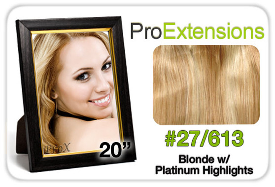 Pro Fusion 20", #27/613 Blonde W/Platinum Highlights PRFS-20-27613-KIT