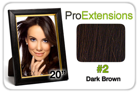 Pro Lace 20", #2 Dark Brown PRLC-20-2
