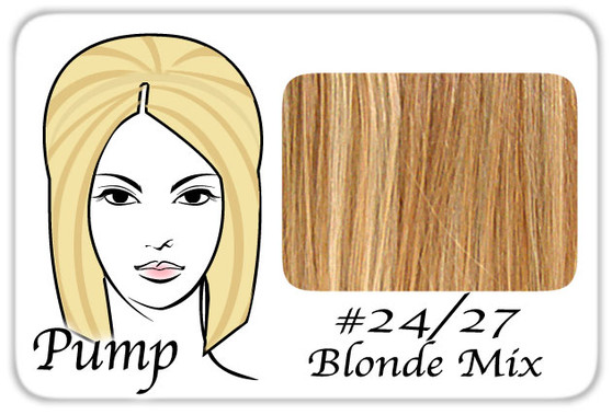 #24/27 Light Blonde W/ Dark Golden Lowlights Pro Pump PRPP-2427