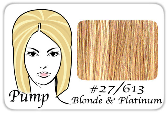 #27/613 Dark Golden Blonde W/ Platinum Highlights Pro Pump PRPP-27613