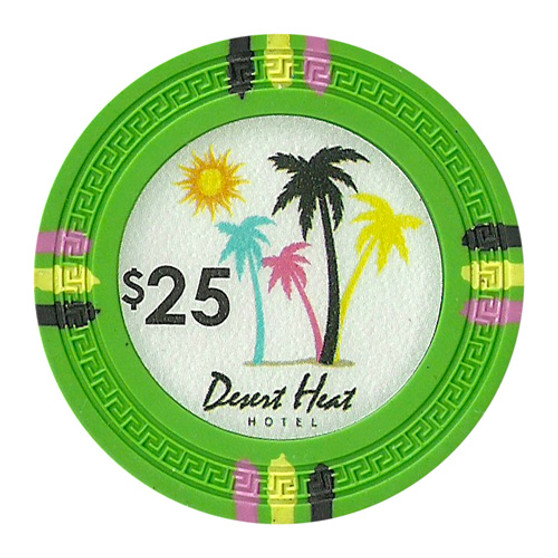 Roll Of 25 - Desert Heat 13.5 Gram - $25 CPDH-$25*25