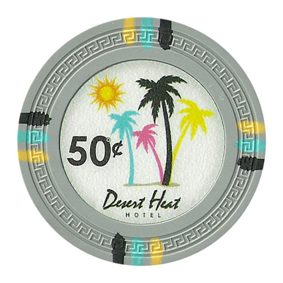 Roll Of 25 - Desert Heat 13.5 Gram - .50&Cent; (Cent) CPDH-50c*25