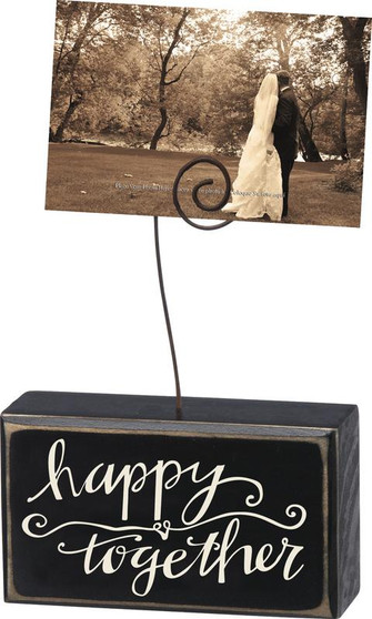 27570 Photo Block - Happy Together - Set Of 4 (Pack Of 4)