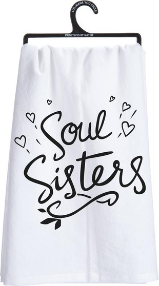 25261 Dish Towel - Soul Sisters - Set Of 6 (Pack Of 2)