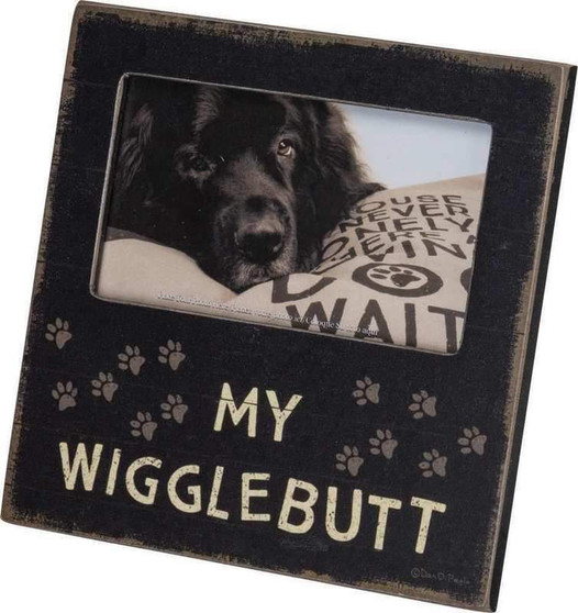 103600 Plaque Frame - My Wigglebutt - Set Of 4 (Pack Of 2)