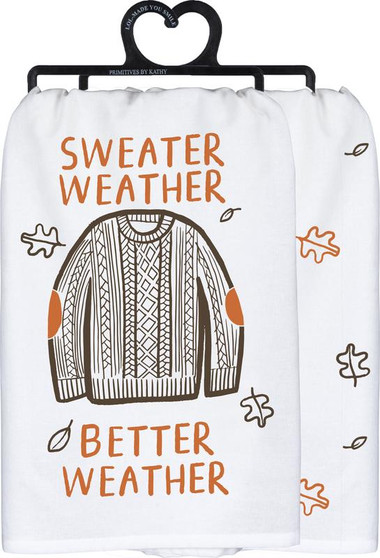 101355 Dish Towel - Sweater Weather - Set Of 6 (Pack Of 2)