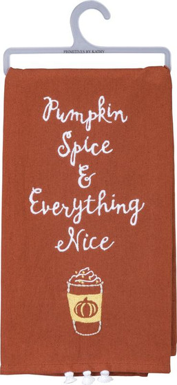 100860 Dish Towel - Pumpkin Spice - Set Of 3 (Pack Of 2)