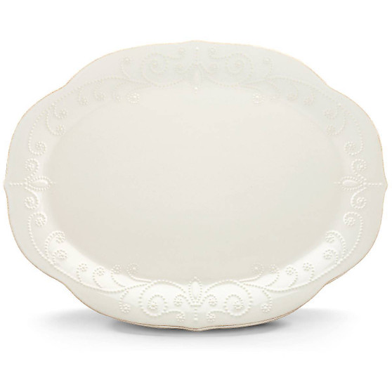 French Perle 16" Oval Serving Platter (822957)