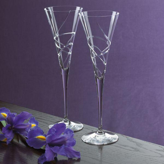 Adorn 2-Piece Crystal Toasting Flute Set (835161)