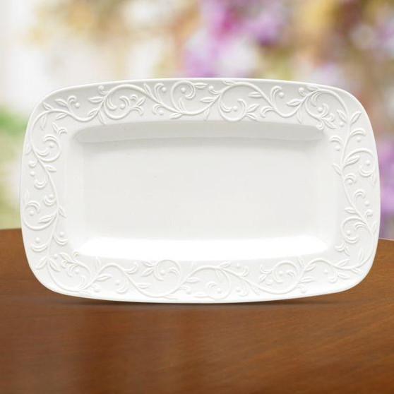 Opal Innocence Carved Hors D'Oeuvres Tray (806668)