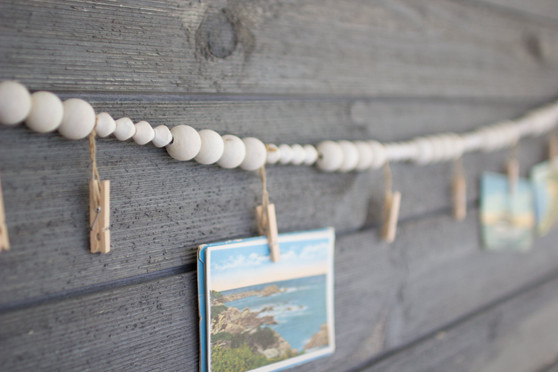 Decorative Wooden Garland With Clothes Pin