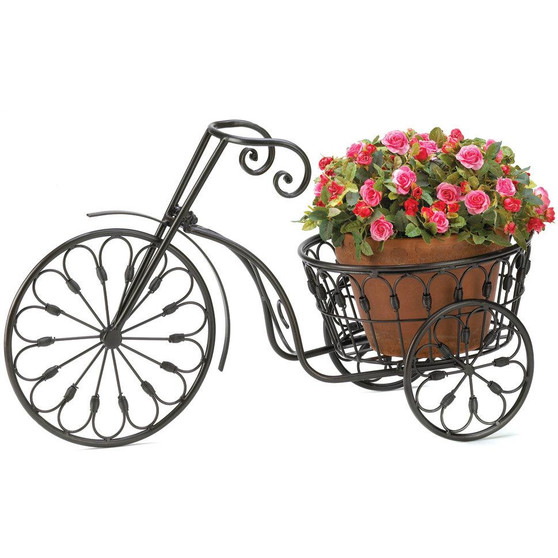 Iron Tricycle Plant Stand - (13185)