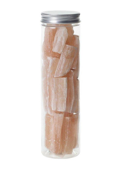 40 Pack Natural Selenite Mineral Pieces In Coral - .75-1.5" Wide